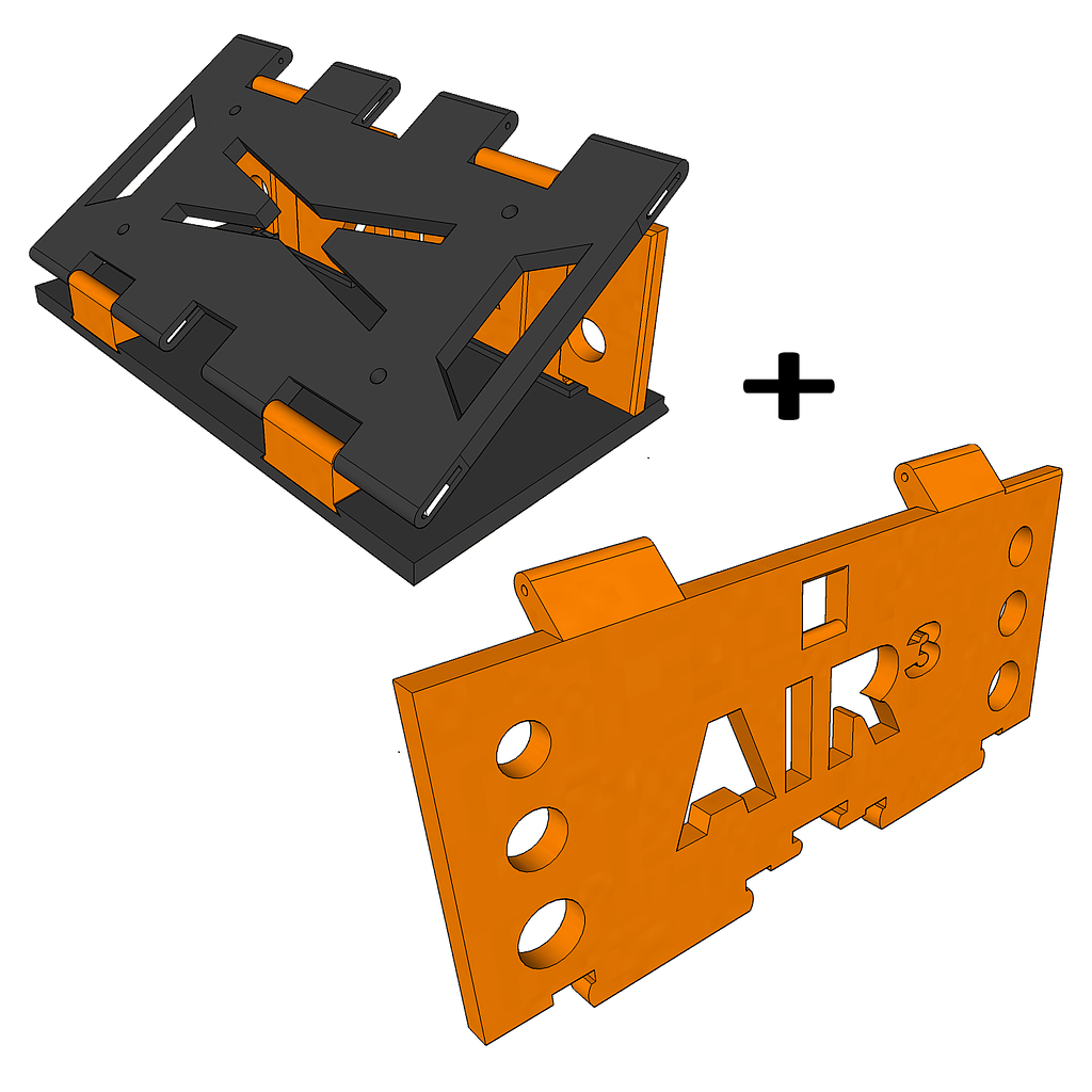 ABS Base for Air³ 33 &amp; 43 (V1)